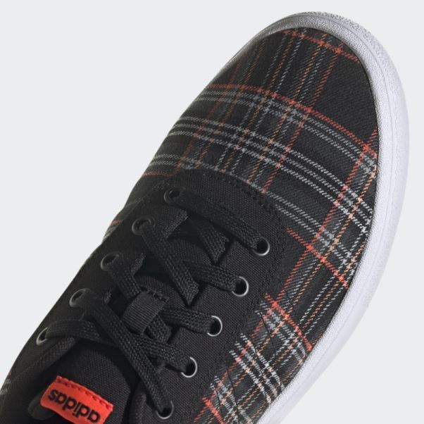 Adidas Vulc Raid3r Lifestyle Skateboarding 3-stripes Chaussures De Marque Noir