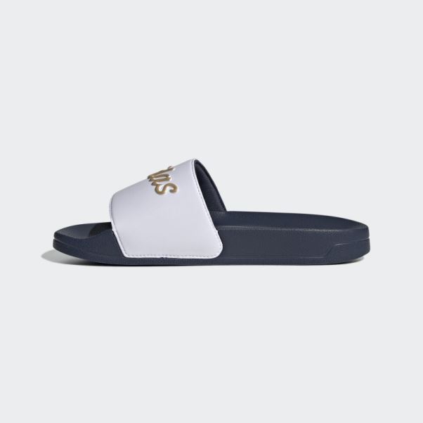 Adidas Adilette Shower Slides Or Métallisé