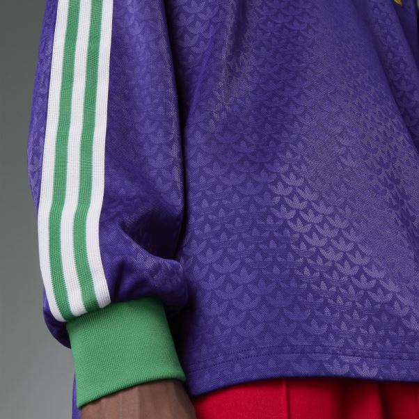 Adicolor 70s Vintage Haut à Manches Longues Adidas Riche Violet
