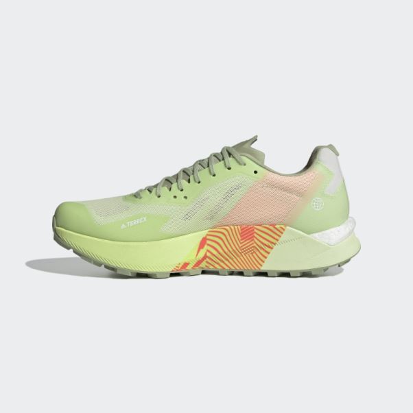 Terrex Agravic Ultra Trail Chaussures De Course Citron Vert Adidas