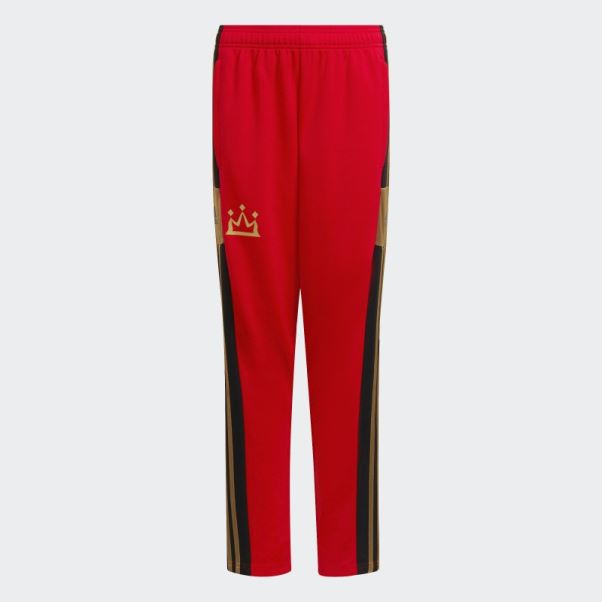 Salah Squadra Pantalon De Survêtement D'entraînement Rouge Adidas