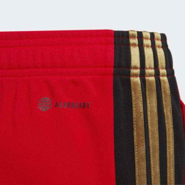 Salah Squadra Pantalon De Survêtement D'entraînement Rouge Adidas