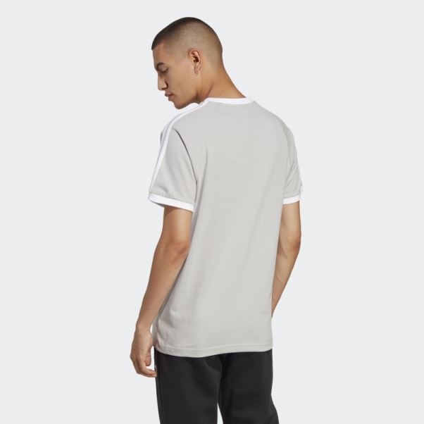 Adidas Adicolor Classics 3 Bandes T-shirt Gris