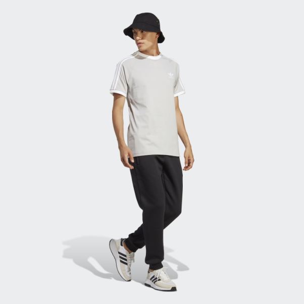 Adidas Adicolor Classics 3 Bandes T-shirt Gris