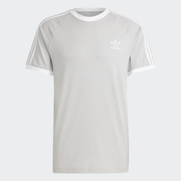 Adidas Adicolor Classics 3 Bandes T-shirt Gris