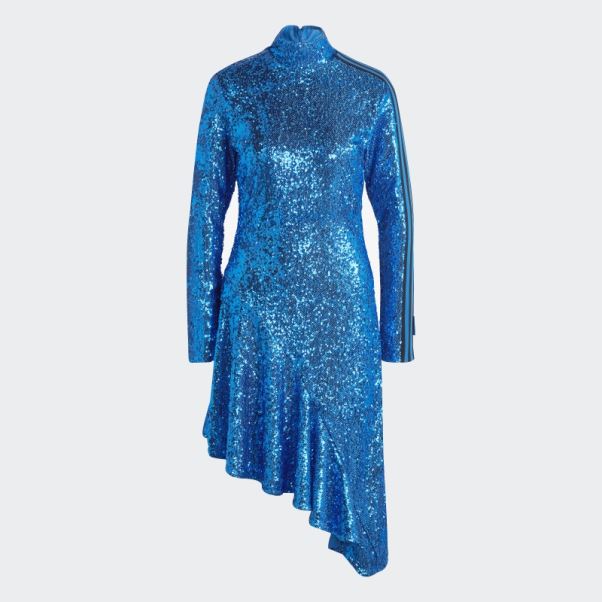 Oiseau Bleu Robe à Sequins Adidas Version Bleue