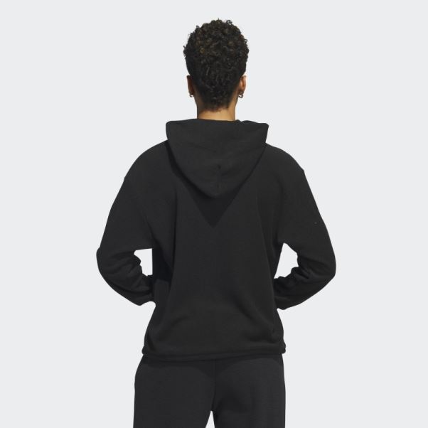 Sweat à Capuche Court Adidas Select Noir