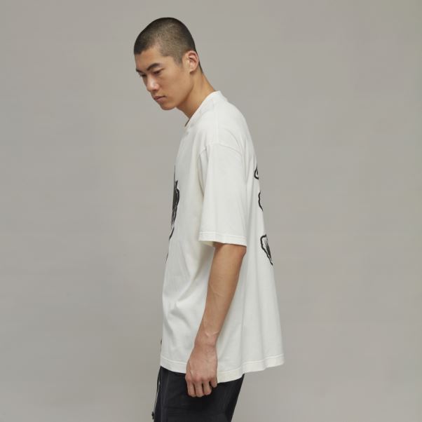 Adidas Y-3 T-shirt à Logo Graphique