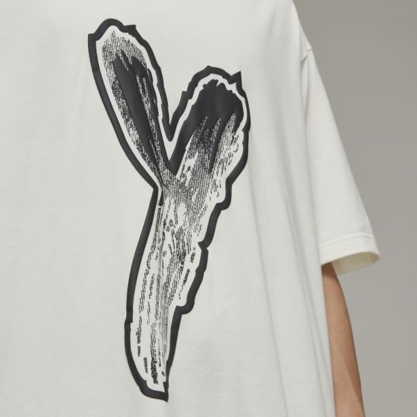 Adidas Y-3 T-shirt à Logo Graphique