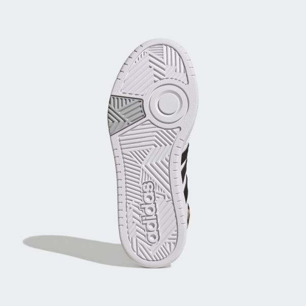 Baskets Blanches Hoops 3.0 Mid Classiques Adidas