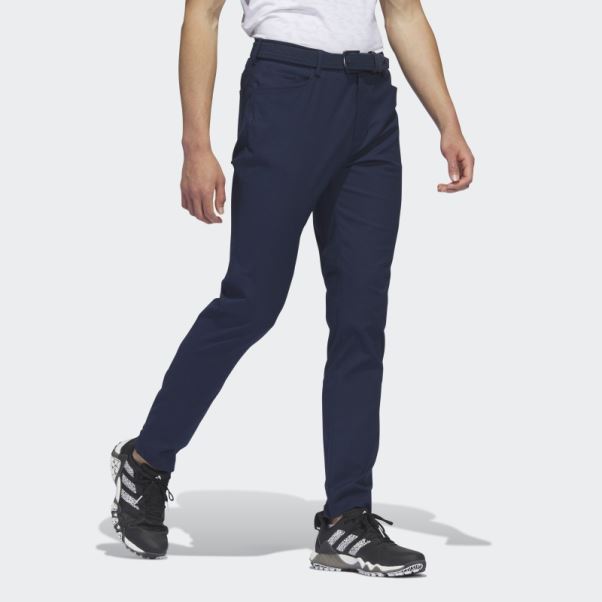 Pantalon De Golf 5 Poches Go-to Bleu Marine Adidas
