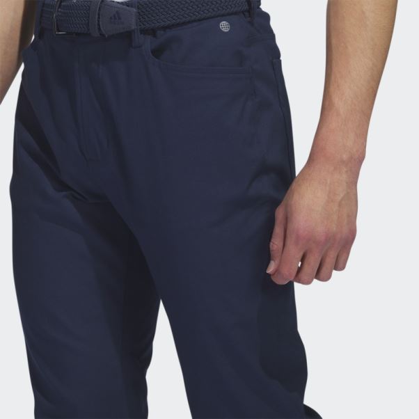Pantalon De Golf 5 Poches Go-to Bleu Marine Adidas