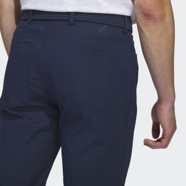 Pantalon De Golf 5 Poches Go-to Bleu Marine Adidas