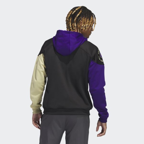 Huskies Stadium Sweat à Capuche Noir Adidas