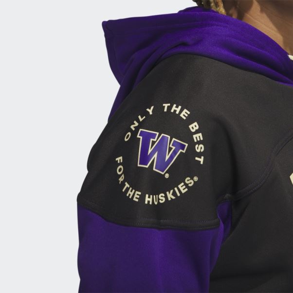 Huskies Stadium Sweat à Capuche Noir Adidas