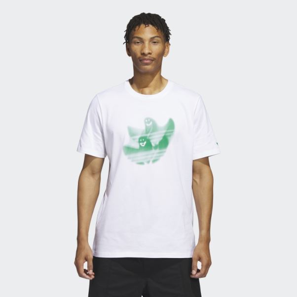 Tee Shirt Graphique Shmoofoil Blanc Adidas