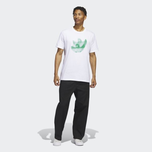 Tee Shirt Graphique Shmoofoil Blanc Adidas