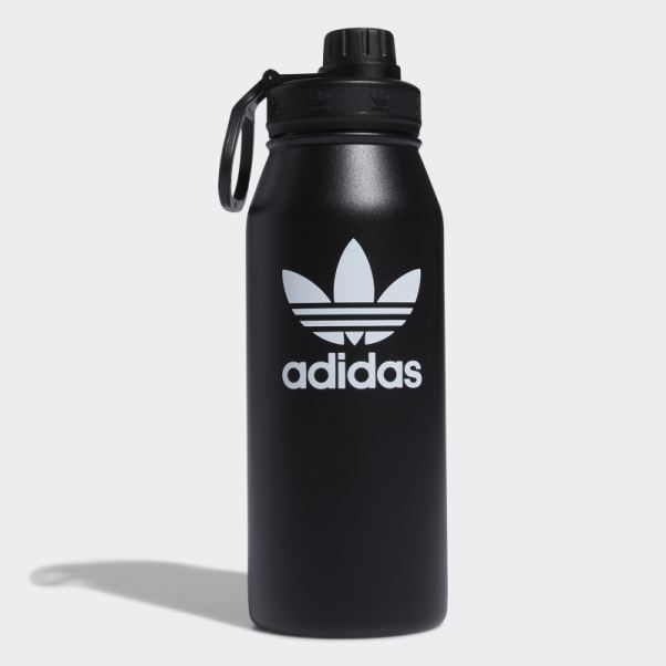 Bidon En Métal Adidas Acier 1l Noir