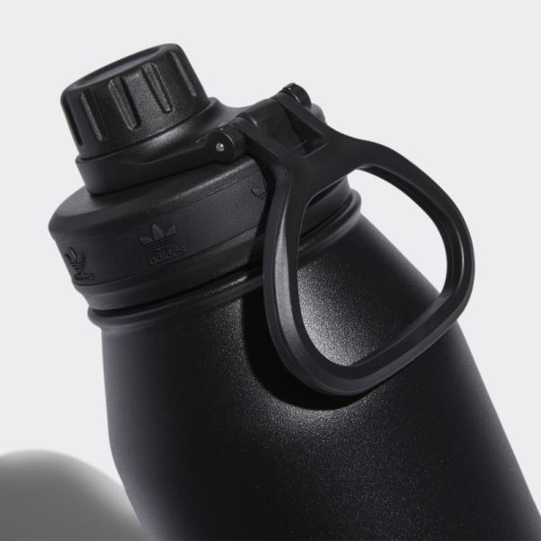 Bidon En Métal Adidas Acier 1l Noir