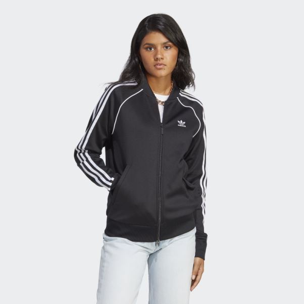 Veste De Survêtement Adidas Adicolor Classics Sst Noir