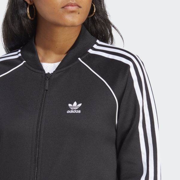 Veste De Survêtement Adidas Adicolor Classics Sst Noir