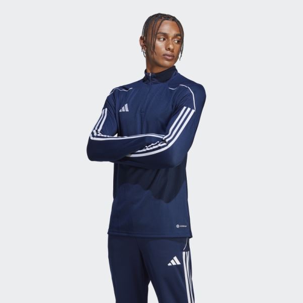 Maillot D'entrainement Tiro 23 League Bleu Marine Adidas