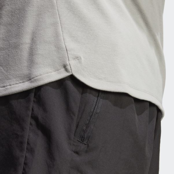 Mgh T-shirt Adidas Conçu Pour L'entraînement Gris Uni