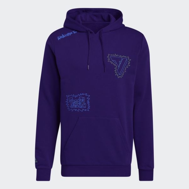 Sweat à Capuche Adidas Trae Violet