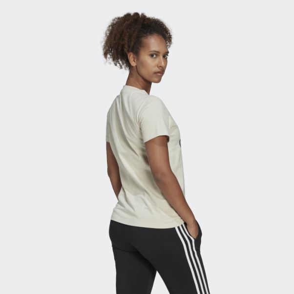 T-shirt Logo Adidas Essentials En Aluminium