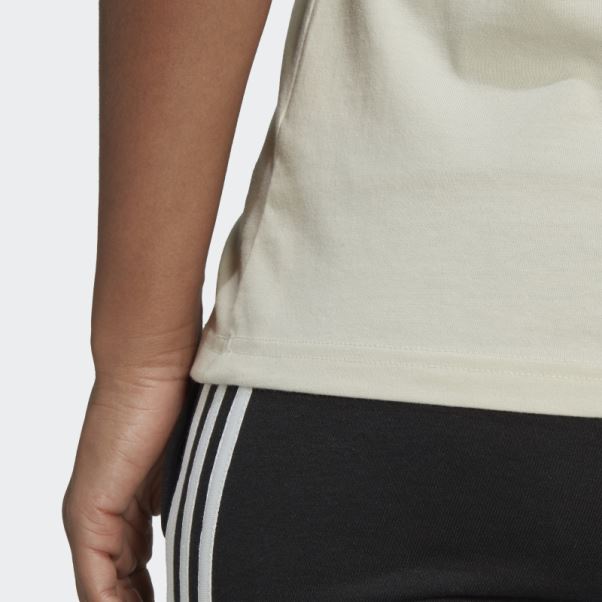 T-shirt Logo Adidas Essentials En Aluminium