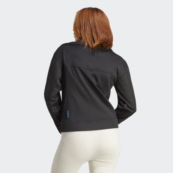 Veste De Survêtement Bleu Version Club Noir Adidas