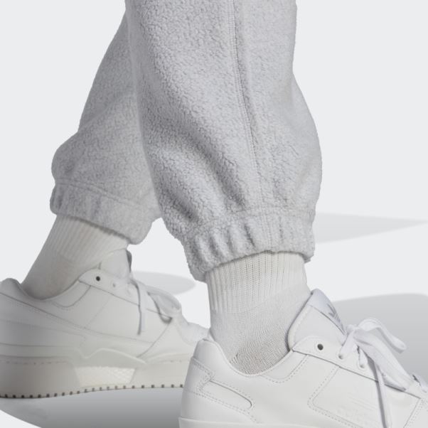Pantalon De Survêtement Adidas Loungewear Gris Clair Chiné