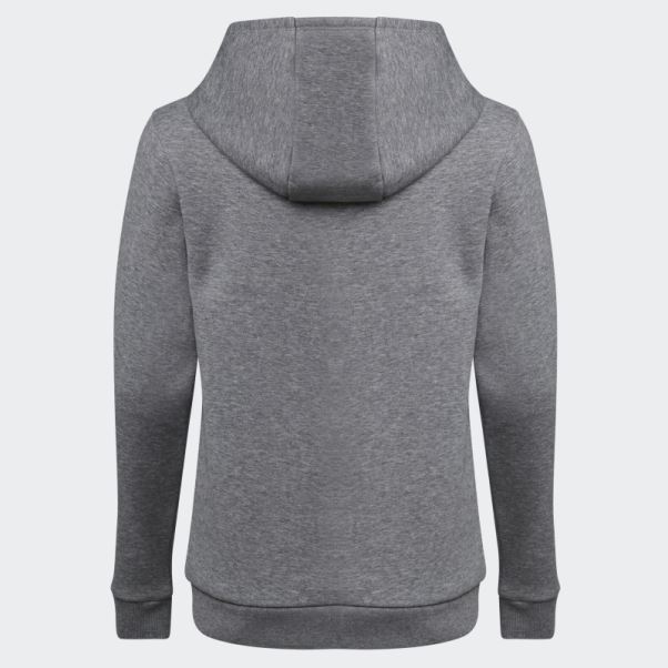 Sweat à Capuche En Molleton Graphique Adidas Charcoal Hthd