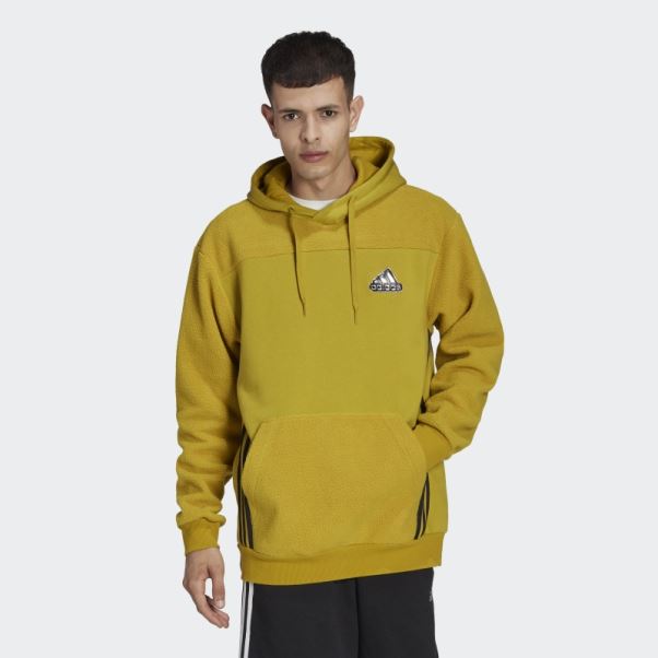 Sweat à Capuche Adidas Olive Essentials