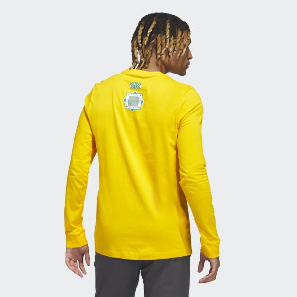 Requins Meneur De Jeu T-shirt à Manches Longues Colleg Or Adidas