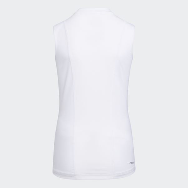 Top Sans Manches Techfit Blanc Adidas