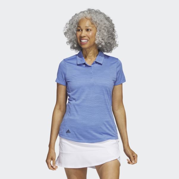 Polo Adidas Bleu Marine à Manches Courtes