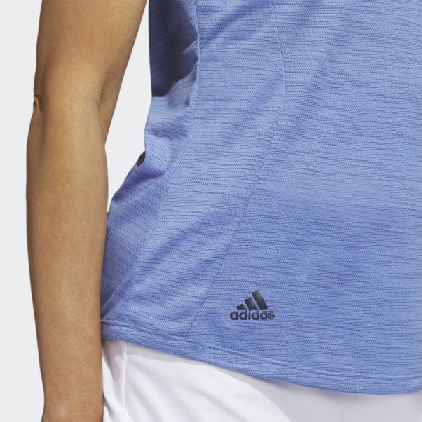 Polo Adidas Bleu Marine à Manches Courtes
