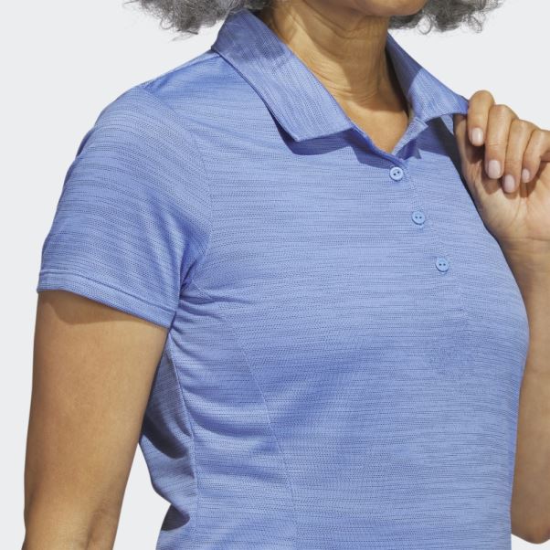 Polo Adidas Bleu Marine à Manches Courtes