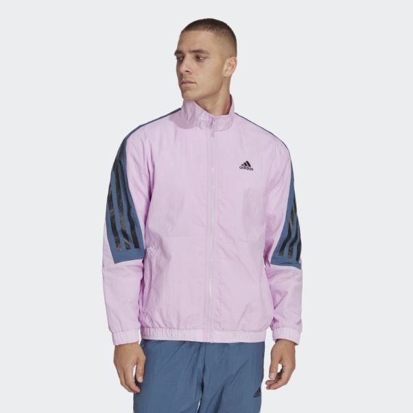 Future Icons - Haut De Survêtement Tissé à 3 Bandes Adidas Lilas