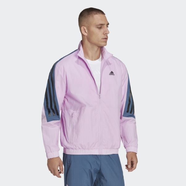 Future Icons - Haut De Survêtement Tissé à 3 Bandes Adidas Lilas