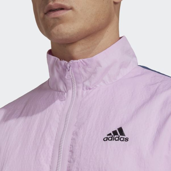 Future Icons - Haut De Survêtement Tissé à 3 Bandes Adidas Lilas