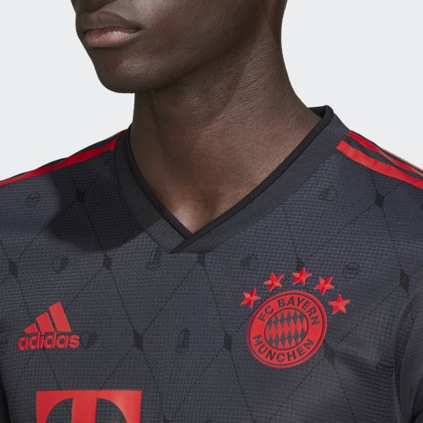Maillot Adidas Fc Bayern 22/23 Third Authentique Gris Nuit