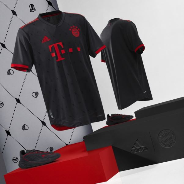 Maillot Adidas Fc Bayern 22/23 Third Authentique Gris Nuit