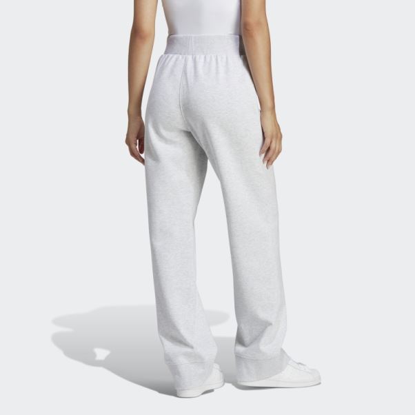 Adidas Pantalon De Survêtement Gris Clair Chiné Premium Essentials