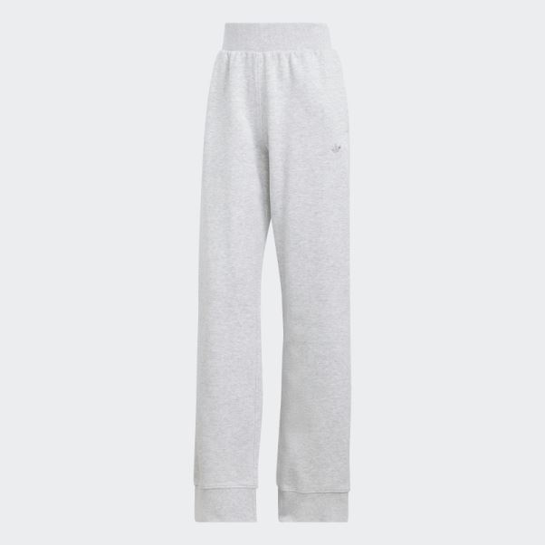 Adidas Pantalon De Survêtement Gris Clair Chiné Premium Essentials