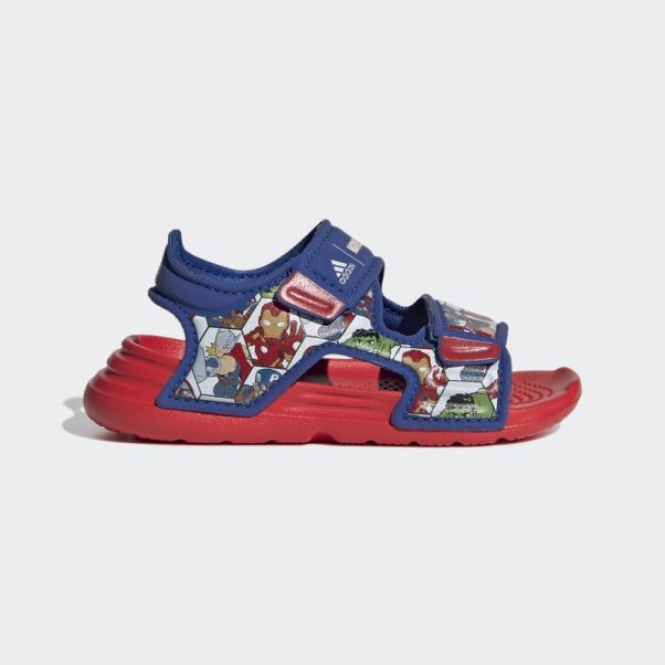 Adidas X Marvel Altaswim Super Hero Aventures Sandales Mode Rouge