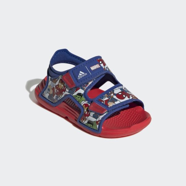 Adidas X Marvel Altaswim Super Hero Aventures Sandales Mode Rouge