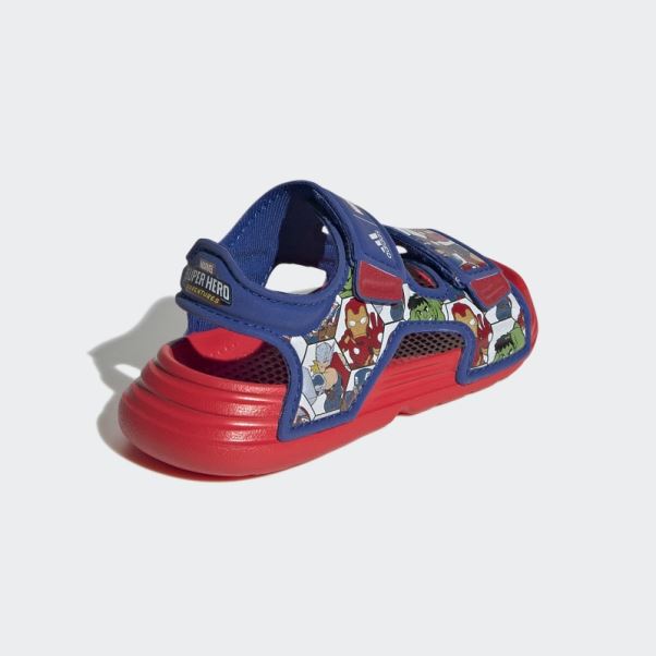 Adidas X Marvel Altaswim Super Hero Aventures Sandales Mode Rouge