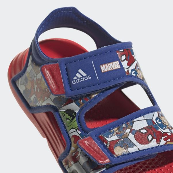 Adidas X Marvel Altaswim Super Hero Aventures Sandales Mode Rouge